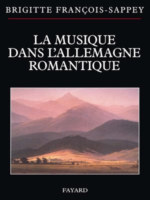 cover image of La musique dans l'Allemagne romantique
